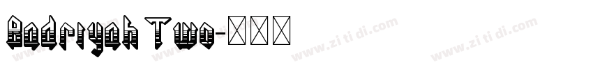 Badriyah Two字体转换